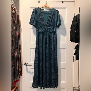 Baltic Born Leslie Velvet Maxi Dress - Already hemmed
